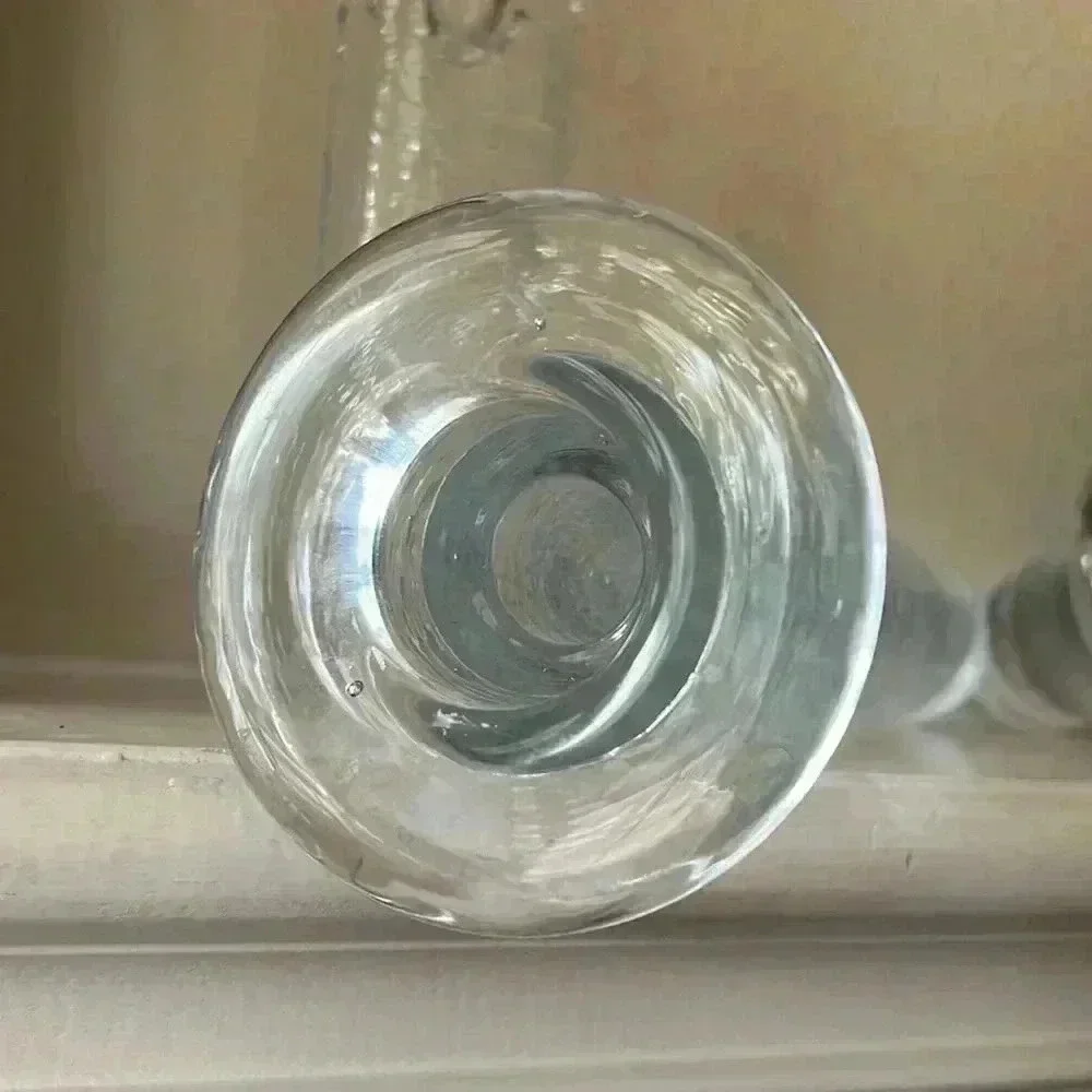 KOSTA BODA Kjell Engman Crystal Candle Holders - Set of 3 - "Cool" Collection - Picture 5 of 8